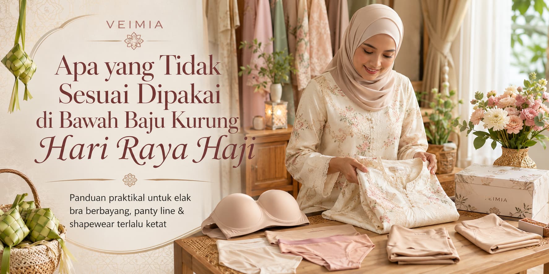 Apa yang Tidak Sesuai Dipakai di Bawah Baju Kurung Hari Raya Haji