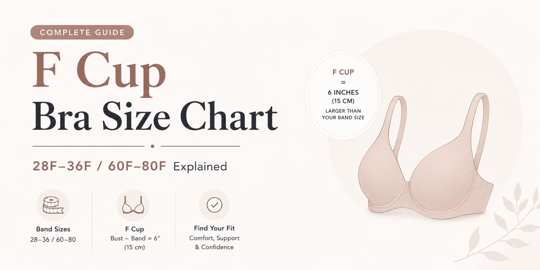F Cup Size Guide