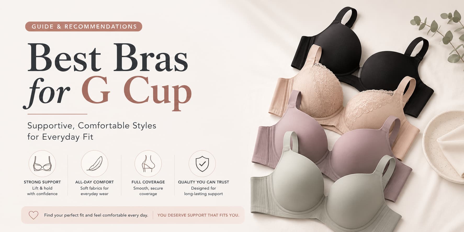 Best Bras for G Cup