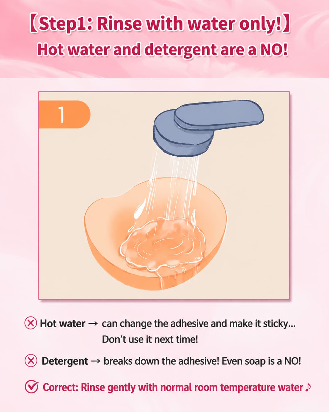  Clean a Stick On Bra 