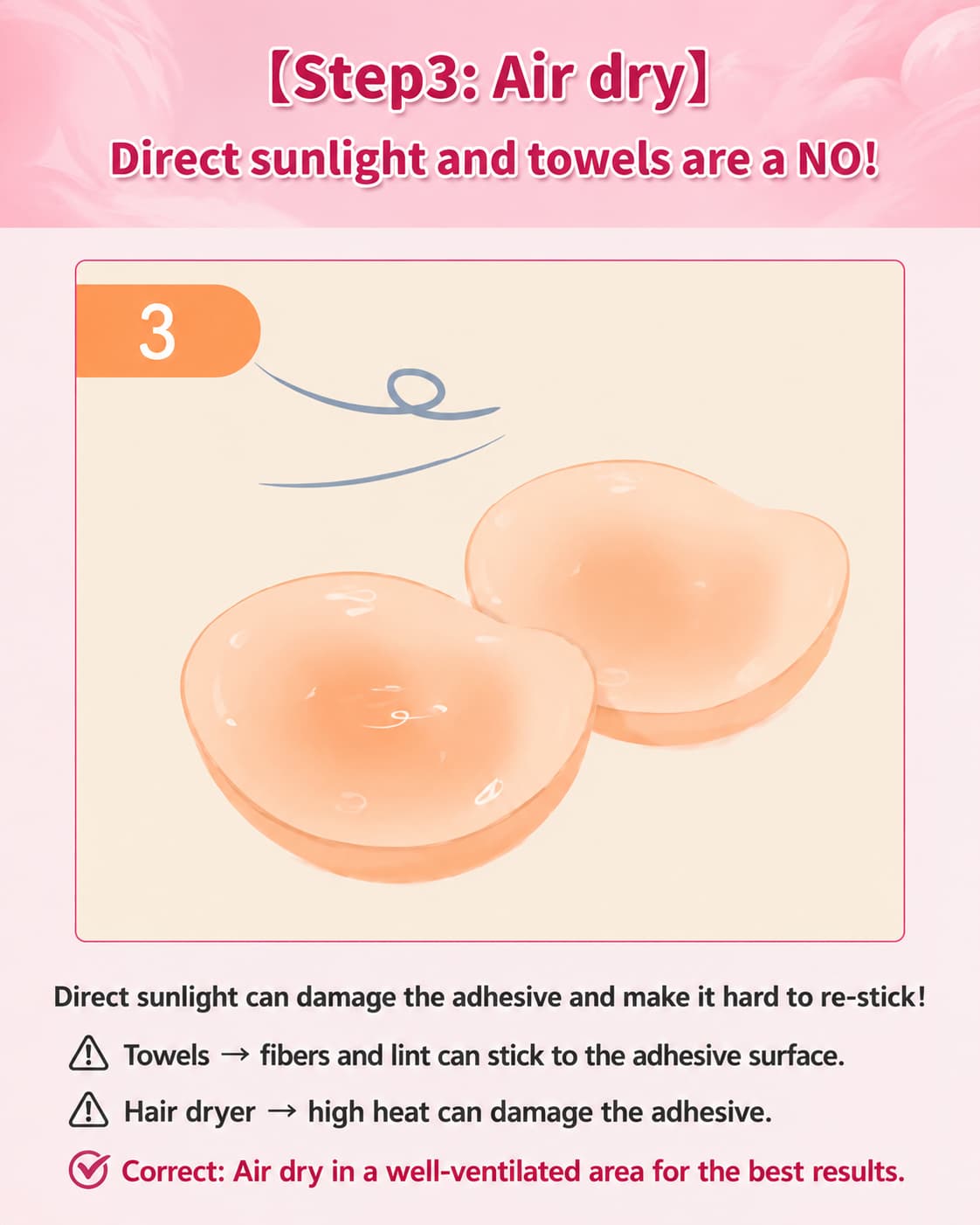  Clean a Stick On Bra 