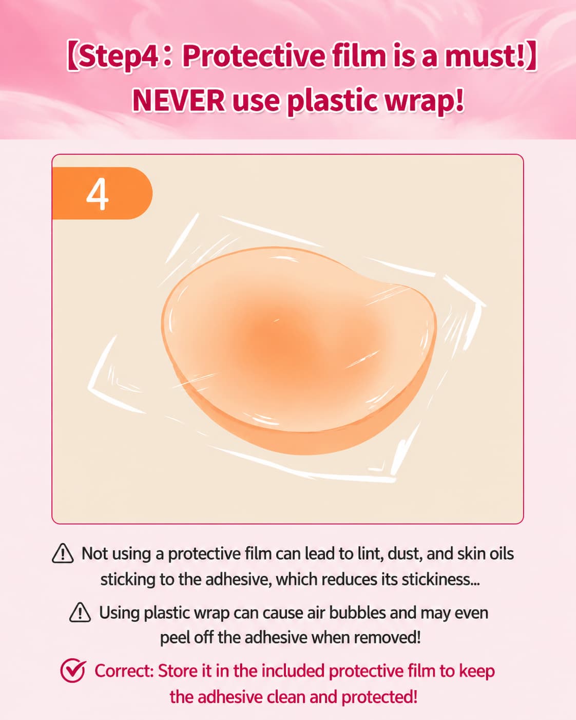 Clean a Stick On Bra 