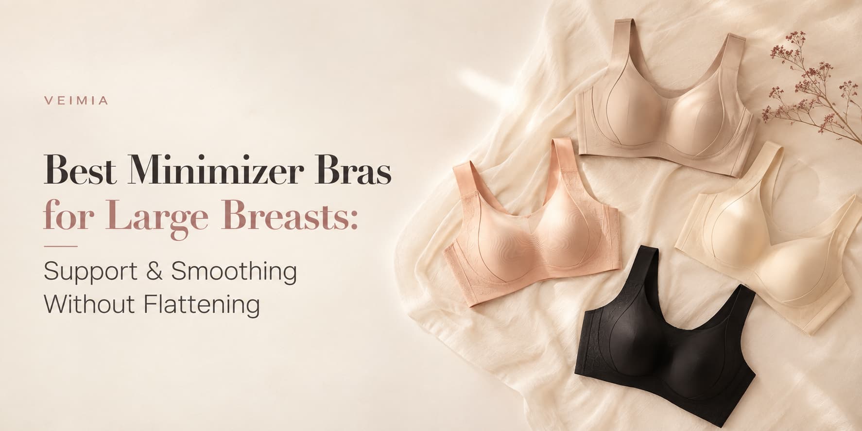 Best Minimizer Bras for Large Breasts