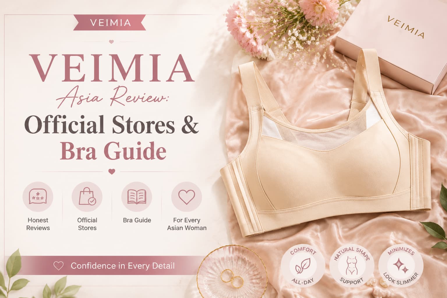 VEIMIA Asia Review, Official Stores & Bra Guide