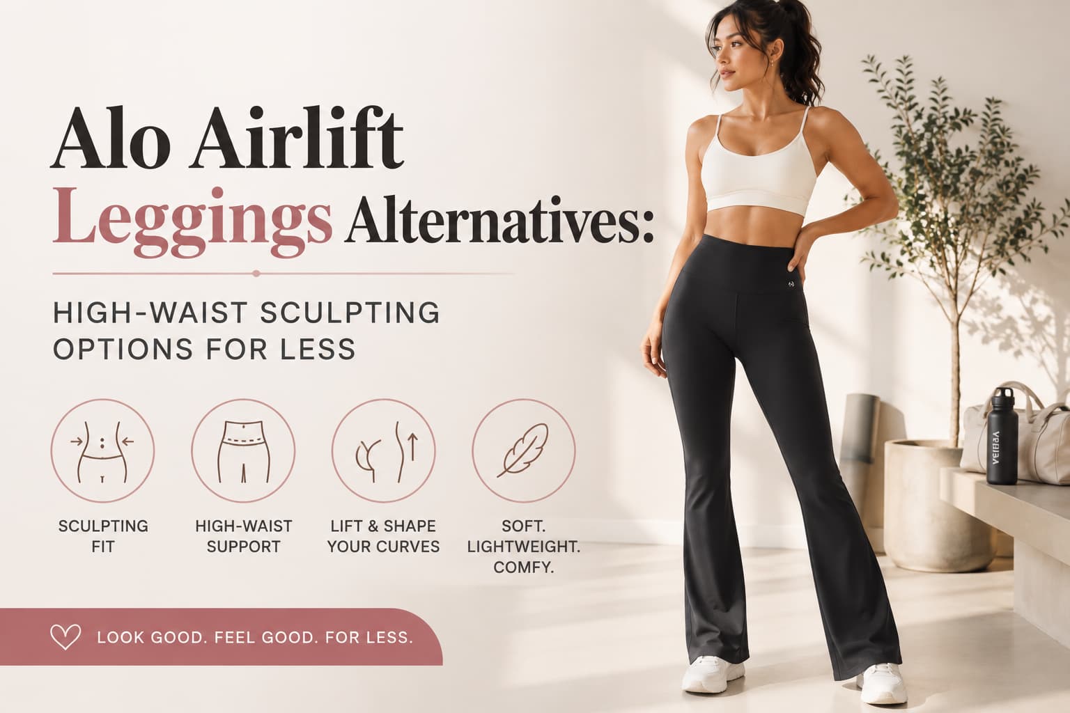 Alo Airlift Leggings Alternatives: High-Waist Sculpting Options for Less