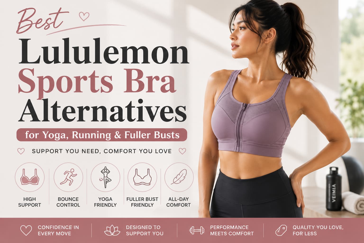 Lululemon Sports Bra Alternatives: Best Supportive Picks for Yoga, Training, Running & Fuller Busts