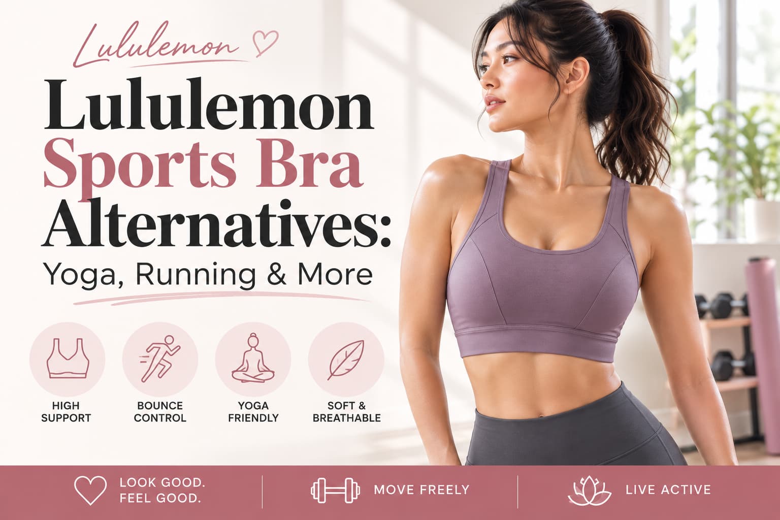 Best Lululemon Sports Bra Alternatives for Yoga, Running & Fuller Busts
