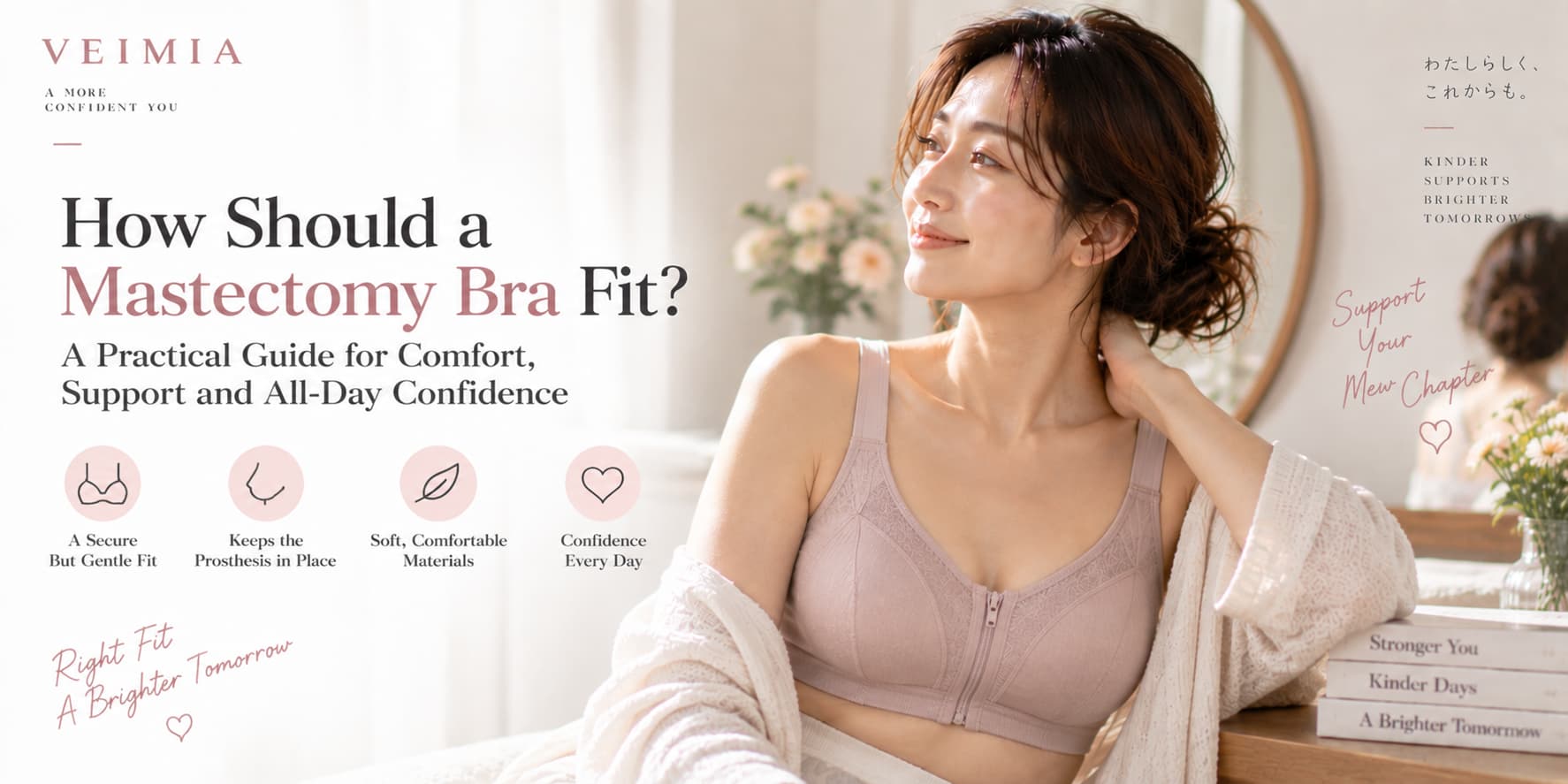 How Should a Mastectomy Bra Fit? A 5-Point Comfort Check for Band, Cups, Straps & Sides