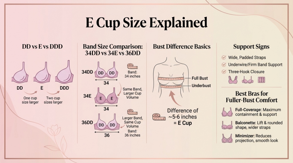 VEIMIA e cup size explain