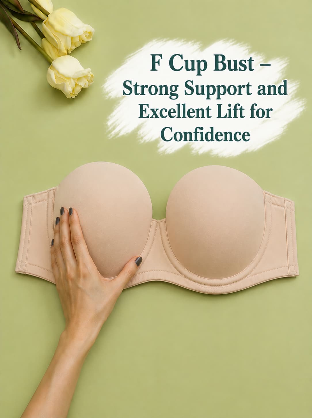 VEIMIA F cup bra fit guide