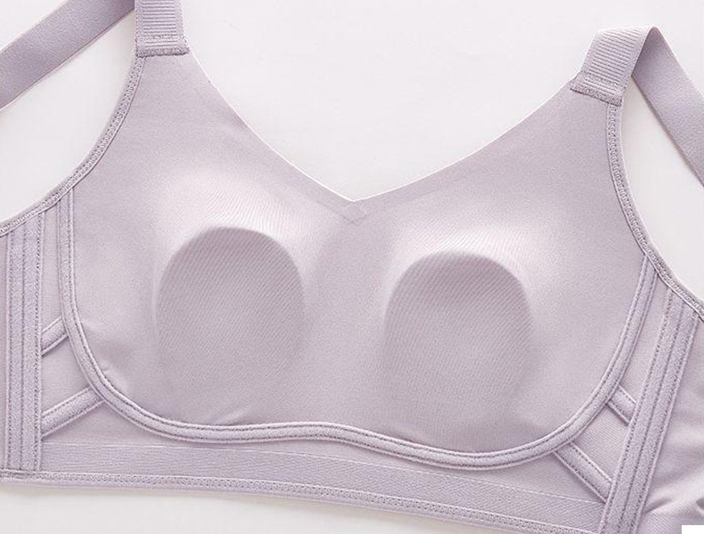 Skin-friendly Semi-coverage Inner Pads Supportive Minimizer Bra - Maximize Slimming, Minimize Unsteadiness VEIMIA