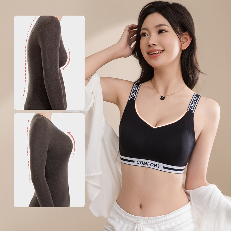 VEIMIA Big Breast Slimming Minimizer Bra With Stylish Straps for Off-Shoulder Chic