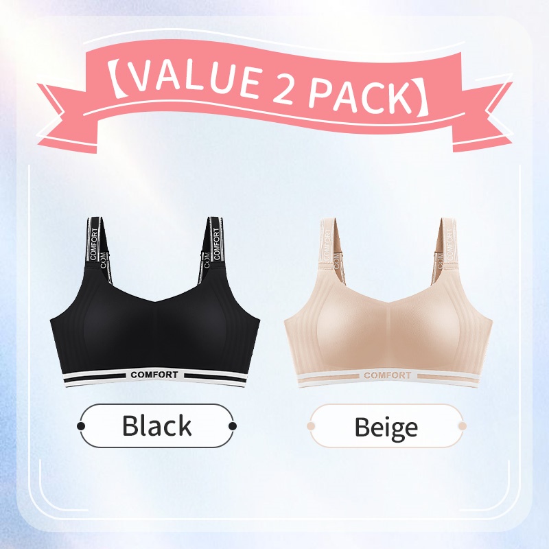 VEIMIA Big Breast Slimming Minimizer Bra With Stylish Straps for Off-Shoulder Chic