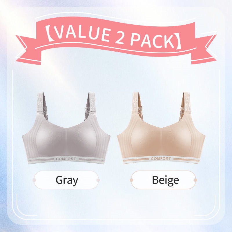 VEIMIA Big Breast Slimming Minimizer Bra With Stylish Straps for Off-Shoulder Chic