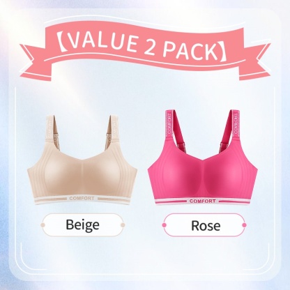 VEIMIA Big Breast Slimming Minimizer Bra With Stylish Straps for Off-Shoulder Chic