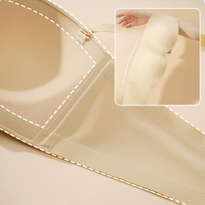 VEIMIA Fuller Bust, Firmer Hold, Never Slip Even Jumping Strapless Bra For Large Breasts