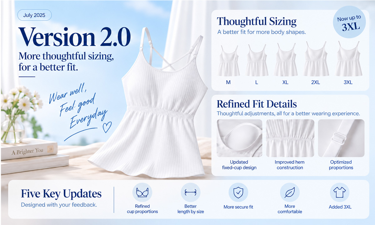 summer savior Five thoughtful updates for a more secure, comfortable fit veimia 2025.07