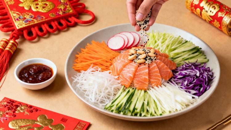 VEIMIA Yee Sang recipe preparation