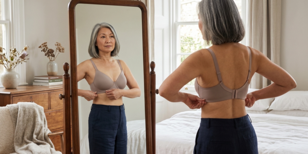 VEIMIA bra tips for mature women to reduce back bulge side spillage and discomfort