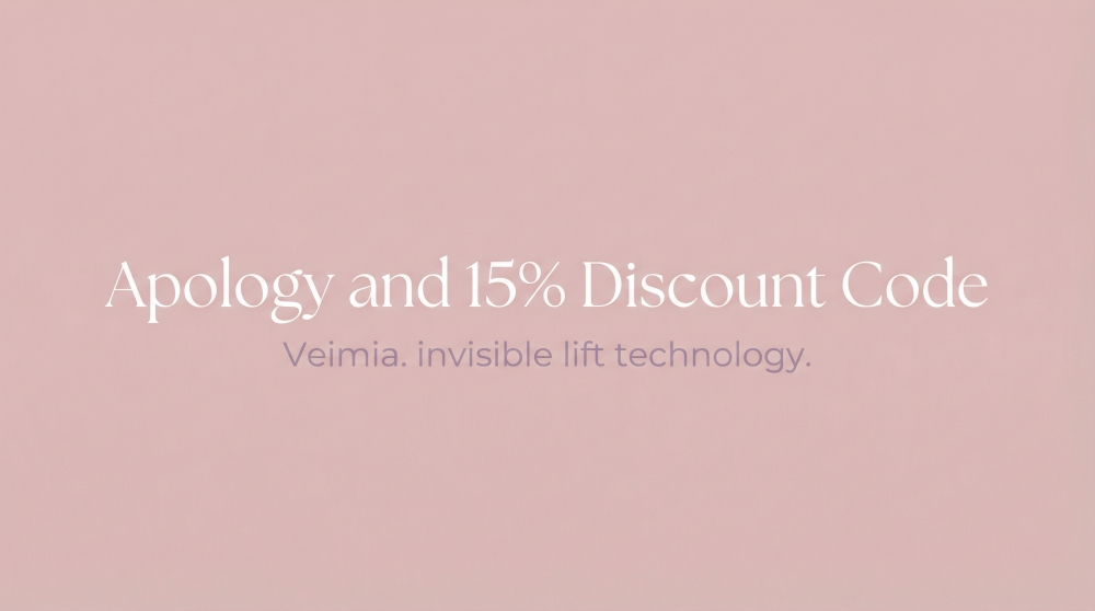 VEIMIA DISCOUNT CODE AND APOLOGIZE