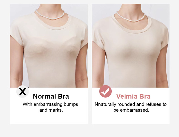 Ultra Seamless Breathable Full Coverage Plus Size Bra Anti-sagging VEIMIA