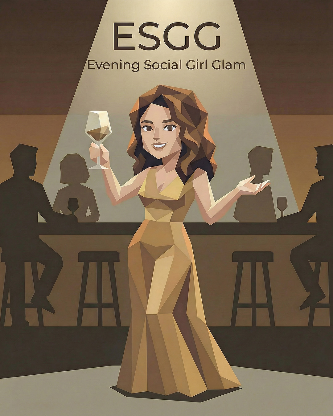 ESGG SGTI result image, Sunset Main Character Singapore girl personality type