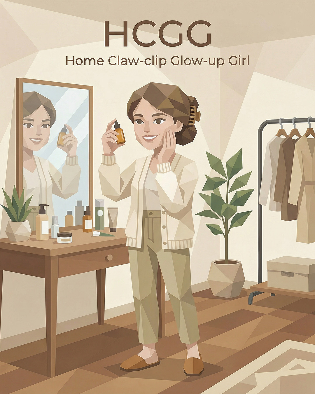 HCGG SGTI result image, At-Home Glow Girl Singapore girl personality type
