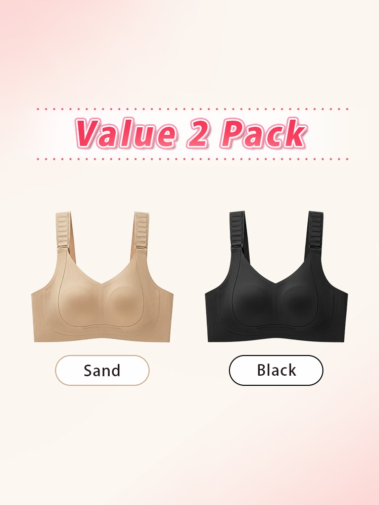 Adjustable Anti-sagging Bras 7-stage Adjustable Shoulder Clasps & Minimizing Fit For Fuller Busts VEIMIA