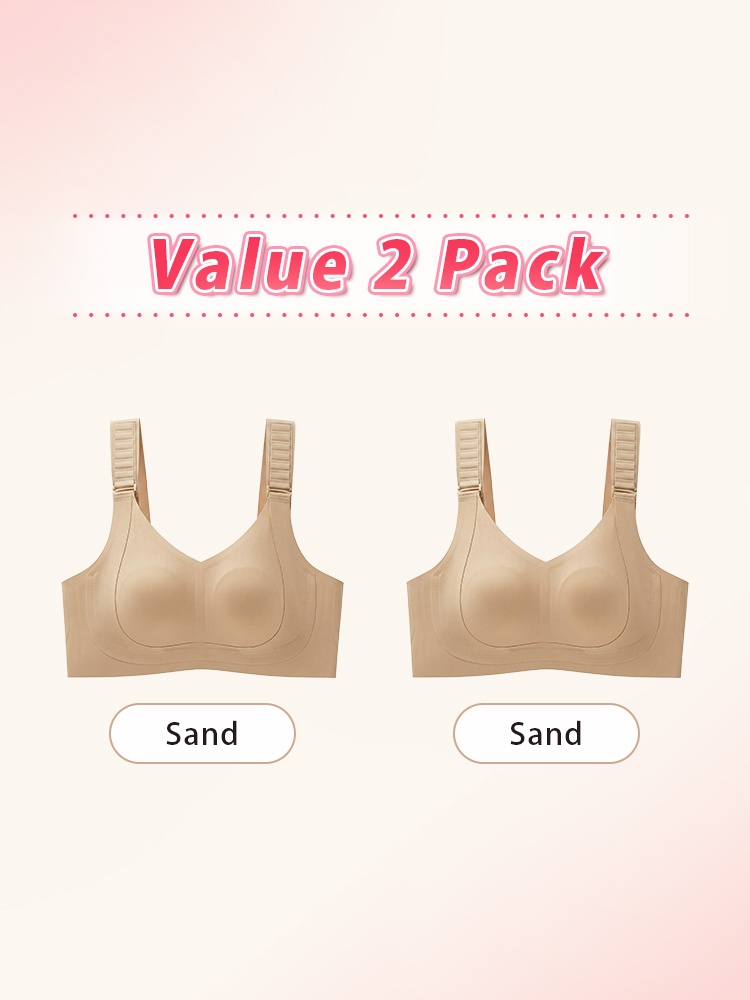 Adjustable Anti-sagging Bra 7-stage Adjustable Shoulder Buckles & Minimizing Shape For Fuller Bust VEIMIA