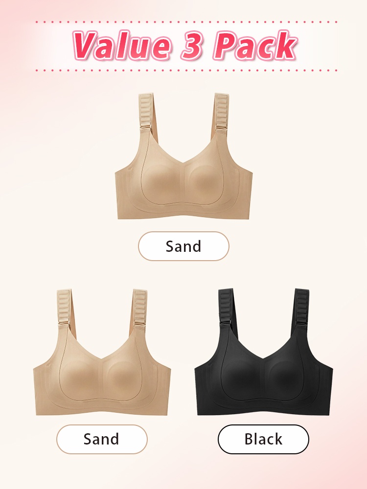 Adjustable Anti-sagging Bras 7-stage Adjustable Shoulder Buckles & Minimizing Shape For Fuller Bust VEIMIA