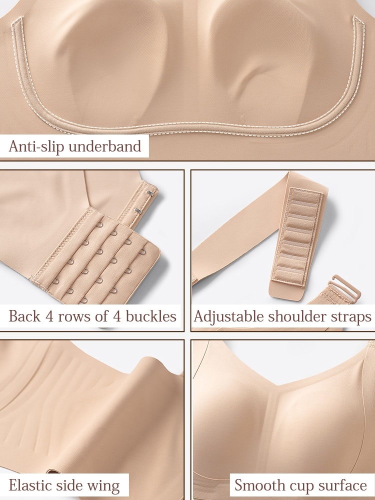 Adjustable Anti-sagging Bra 7-stage Adjustable Shoulder Clasps & Minimizing Fit For Fuller Busts VEIMIA