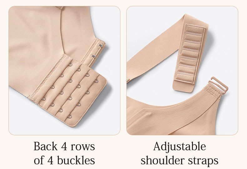 Adjustable Anti-sagging Bras 7-stage Adjustable Shoulder Buckle & Minimizing Fit For Fuller Bust VEIMIA