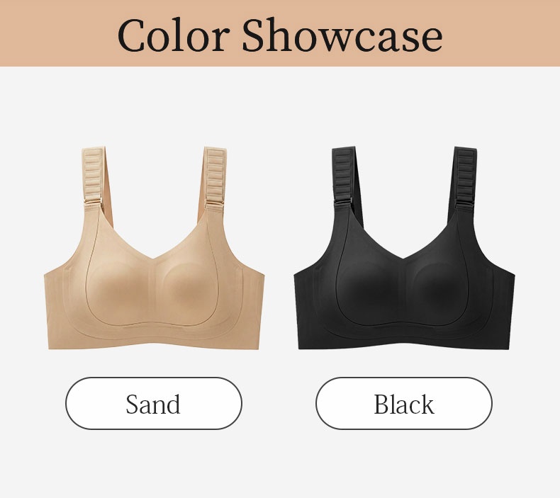 Adjustable Anti-sagging Bras 7-stage Adjustable Shoulder Buckles & Minimizing Fit For Fuller Busts VEIMIA