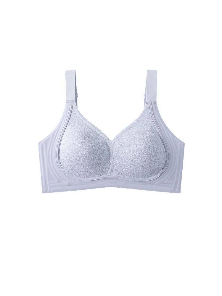 Adorable Plus Size Bra Cute Designs With Ultra-light Lace & Anti-bumping Pad, Naturally Minimizes The Breasts VEIMIA