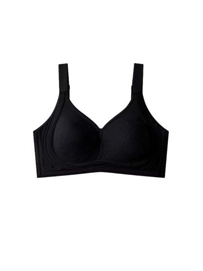 Adorable Plus Size Bra Cute Design With Ultra-light Laces & Anti-bumping Pad, Naturally Minimizes The Breasts VEIMIA