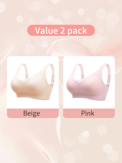 All-day Comforts Mastectomy Bras Ultra Soft Non-shifts Breast Prosthesis Design, Seamless Fit For Daily Wears VEIMIA