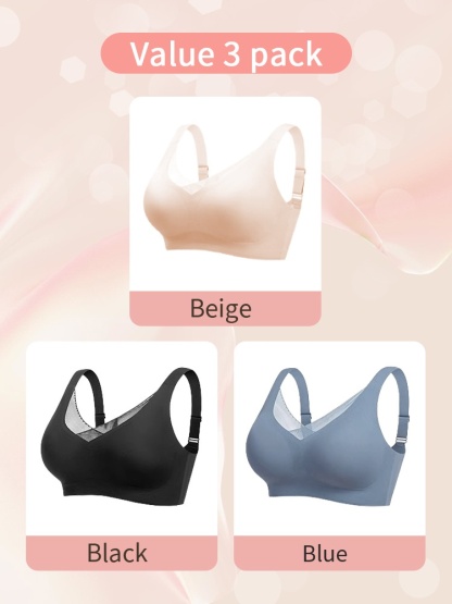 All-day Comfort Mastectomy Bras Ultra Soft Non-shifts Breast Prosthesis Design, Seamless Fit For Daily Wear VEIMIA