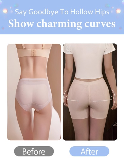 All-purpose Butt-lifting Shapewear Shorts With 3D Hip Pad & X-shaped Waistband Shaper, Breathable & Multi-functional Wear VEIMIA