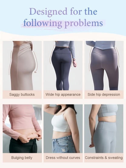 All-purpose Butt-lifting Shapewear Shorts With 3D Hip Pads & X-shaped Waistband Shaping, Breathable & Multi-functional Wears VEIMIA