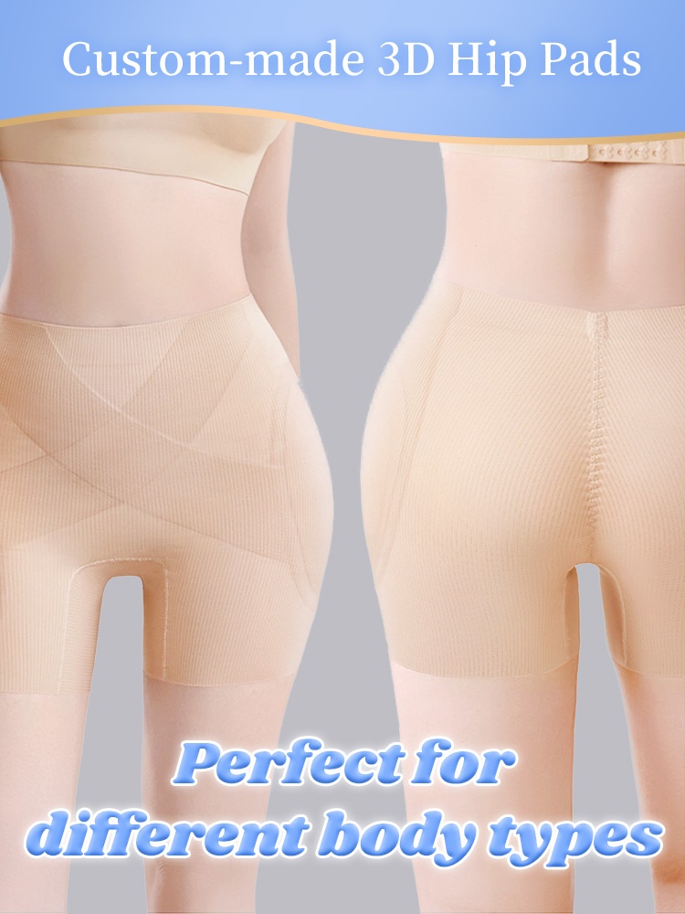 All-purpose Butt-lifting Shapewear Shorts With 3D Hip Pad & X-shaped Waistband Shaper, Breathable & Multi-functional Wears VEIMIA