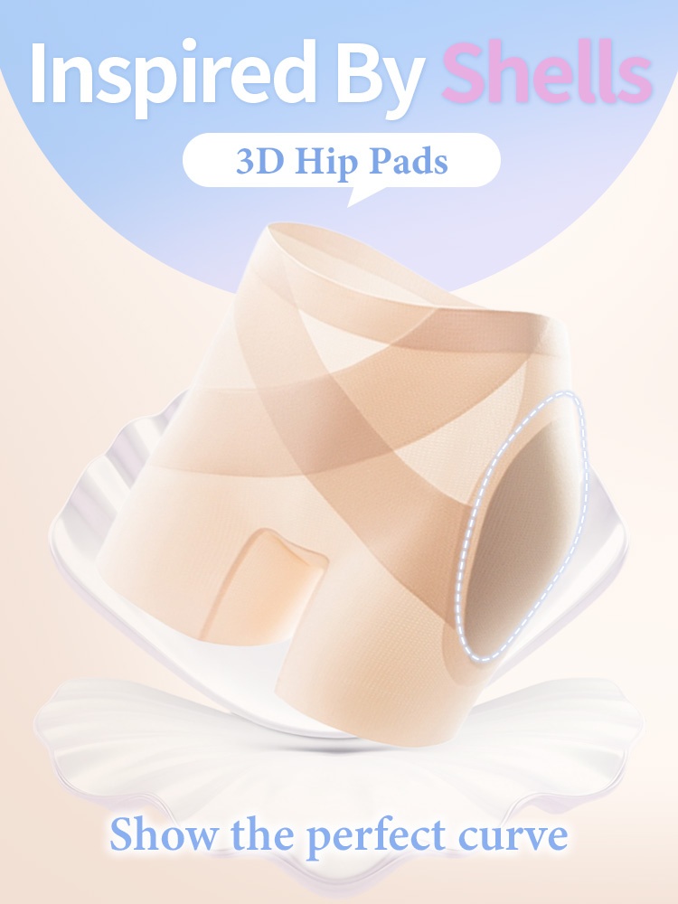 All-purpose Butt-lifting Shapewear Short With 3D Hip Pads & X-shaped Waistband Shaper, Breathable & Multi-functional Wears VEIMIA