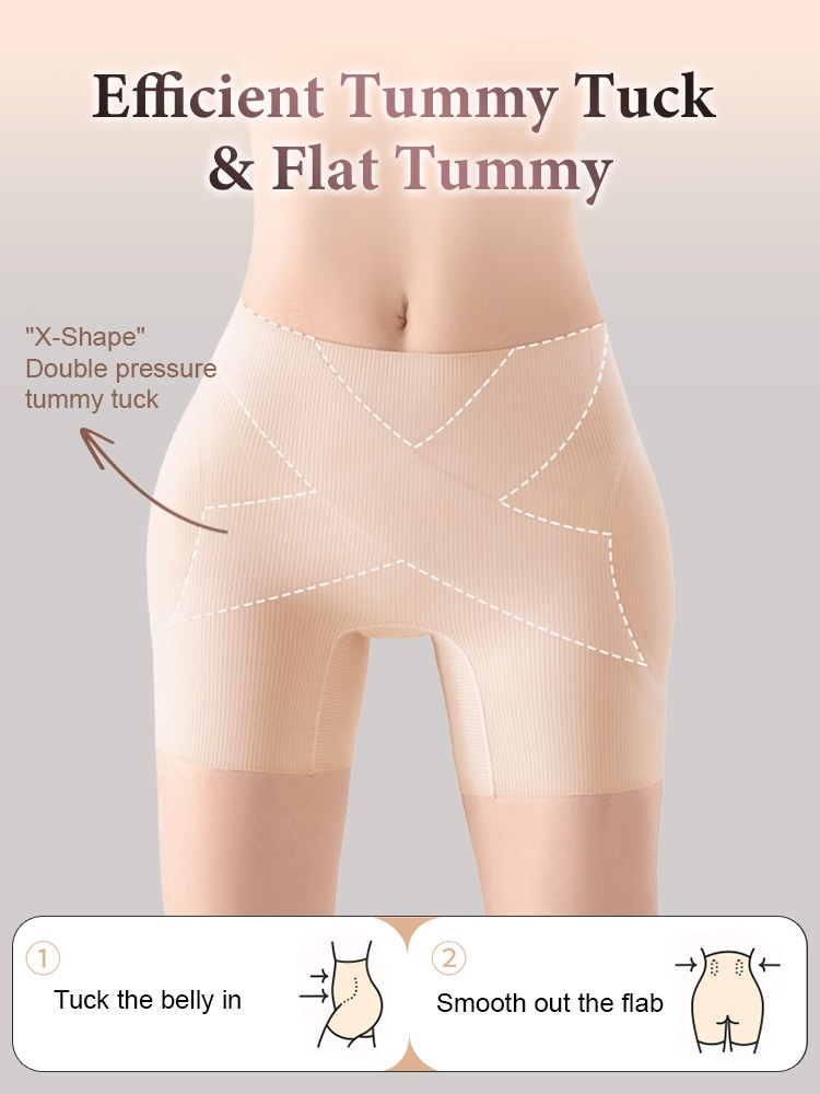 All-purpose Butt-lifting Shapewear Shorts With 3D Hip Pads & X-shaped Waistband Shaping, Breathable & Multi-functional Wears VEIMIA