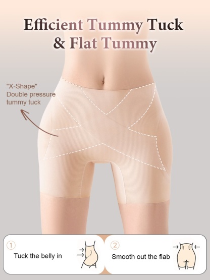 All-purpose Butt-lifting Shapewear Shorts With 3D Hip Pads & X-shaped Waistband Shaping, Breathable & Multi-functional Wears VEIMIA