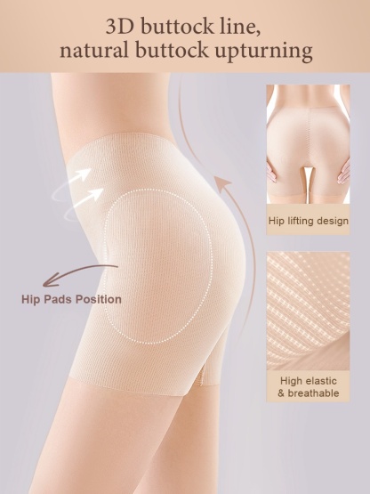 All-purpose Butt-lifting Shapewear Short With 3D Hip Pad & X-shaped Waistband Shaping, Breathable & Multi-functional Wears VEIMIA