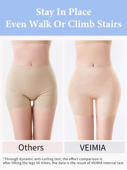 All-purpose Butt-lifting Shapewear Shorts With 3D Hip Pads & X-shaped Waistband Shaping, Breathable & Multi-functional Wearings VEIMIA