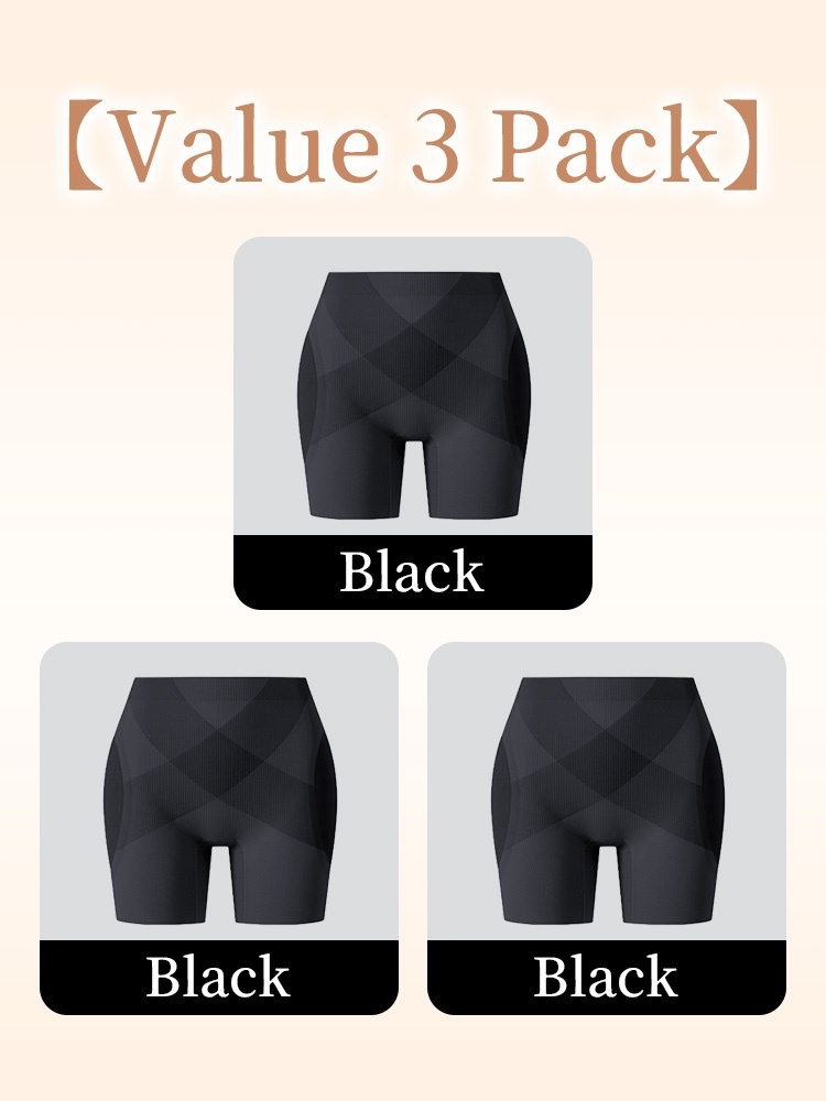 All-purpose Butt-lifting Shapewear Short With 3D Hip Pads & X-shaped Waistband Shaper, Breathable & Multi-functional Wearing VEIMIA