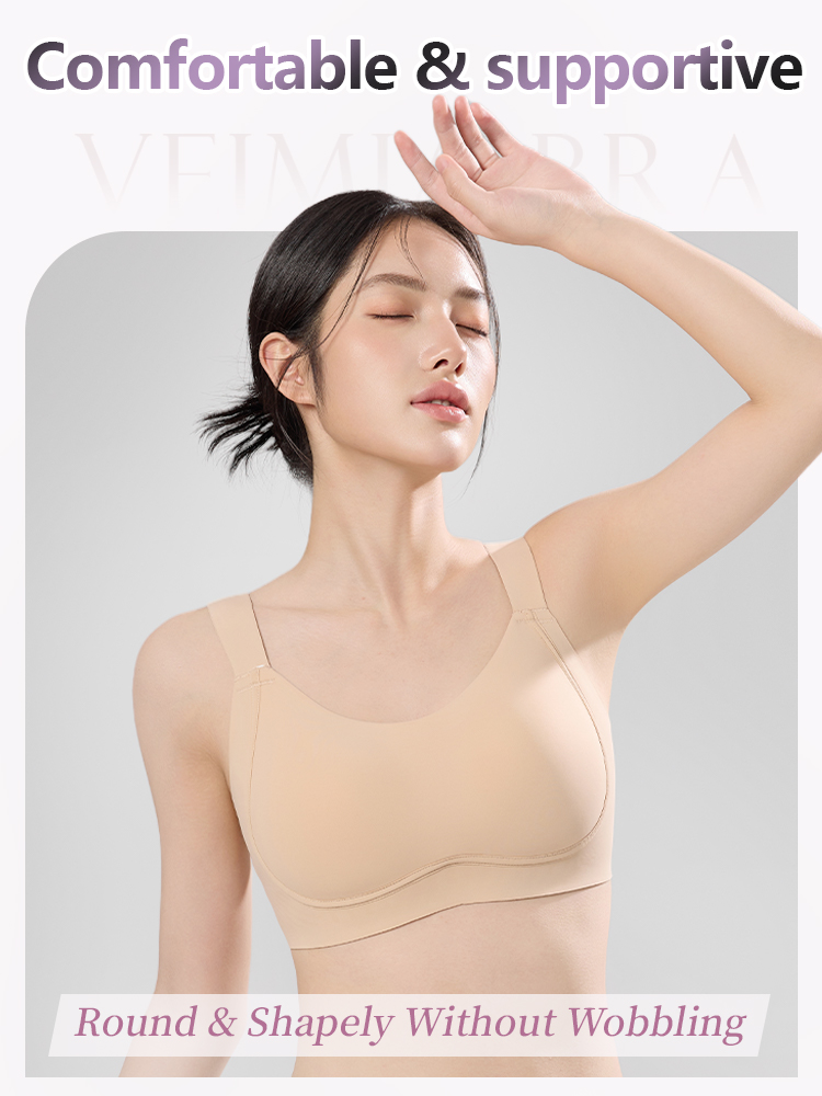 Anti-wobbling Minimizers Bra 360° Gel Strips Support, Anti-sagging Lifting For Natural Breasts Shapes VEIMIA