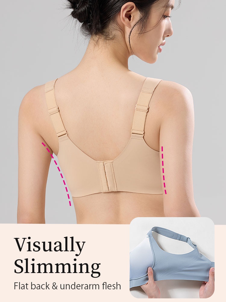 Anti-wobbling Minimizers Bra 360° Gel Strip Supports, Anti-sagging Lifting For Natural Breast Shape VEIMIA