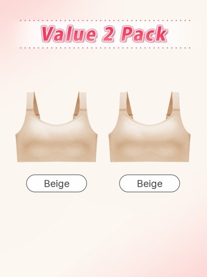 Anti-wobbling Seamless Bra Full Holds Lifts, Smooth Seamless Shapes & Minimizing Results VEIMIA