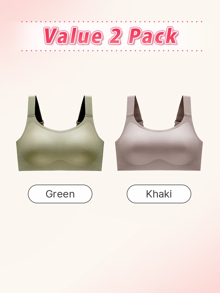 Anti-wobbling Seamless Bra Full Coverage Structures, Smooth Seamless Shapes & Minimizing Results VEIMIA